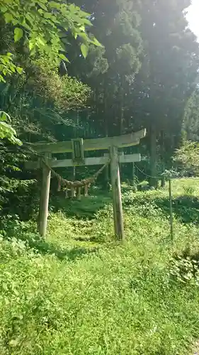 成澤不動尊神社の鳥居