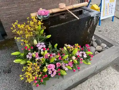 上尾御嶽神社の手水舎