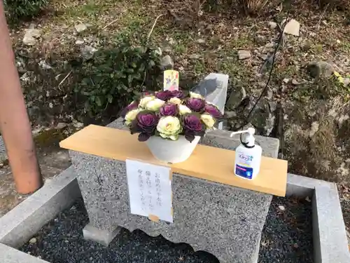 桑田神社の手水舎