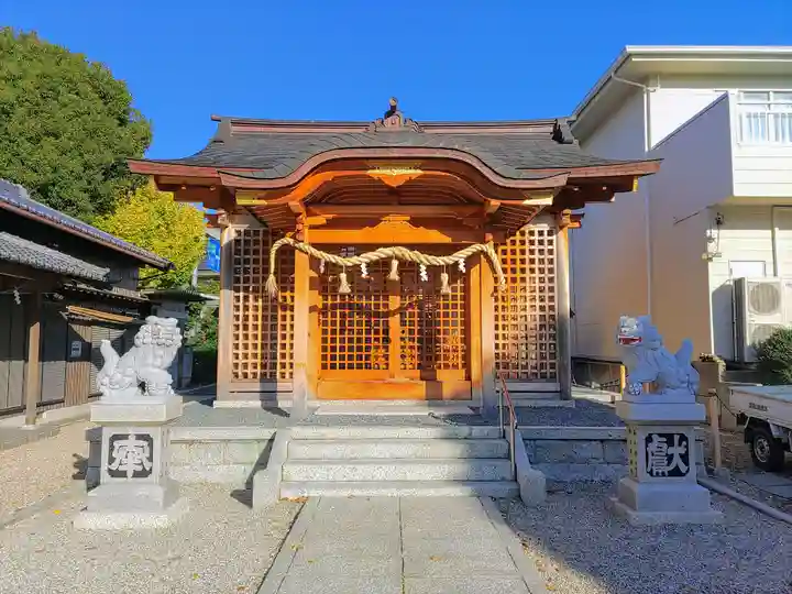 深田山神社の本殿・本堂