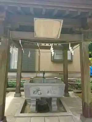 安波賀春日神社の手水舎