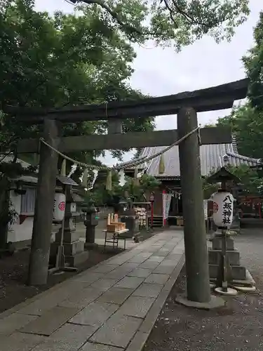 龍ケ崎八坂神社の鳥居