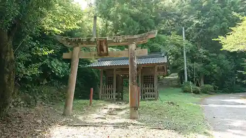 上一宮大粟神社の鳥居