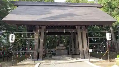 上川神社の手水舎
