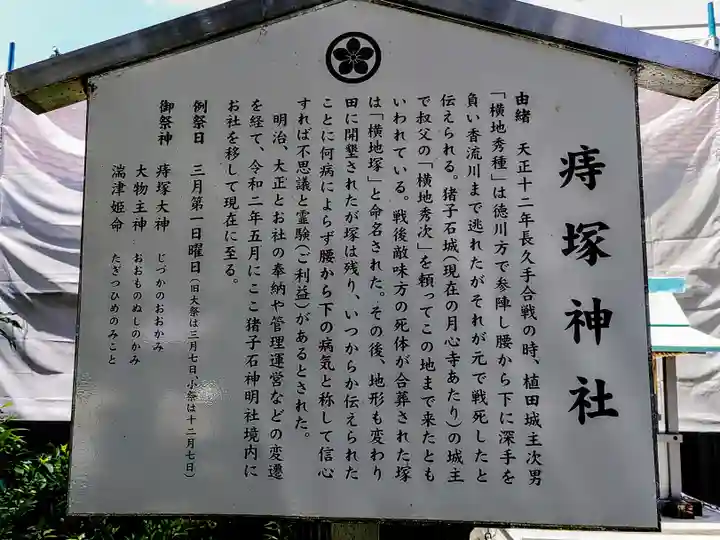 猪子石神明社(神月町)の歴史