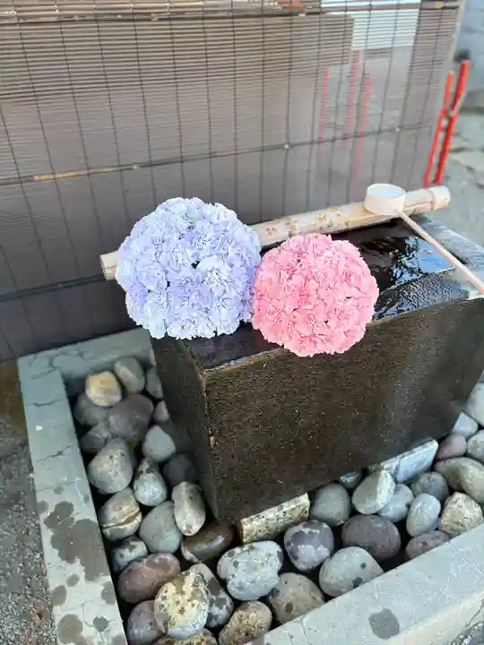 上尾御嶽神社の手水舎