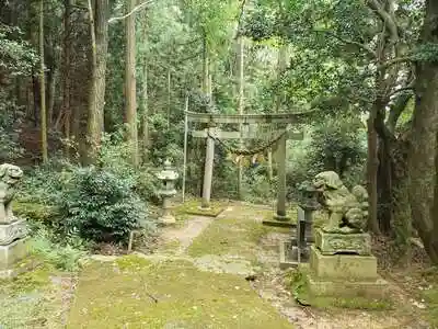 上堂神社の鳥居