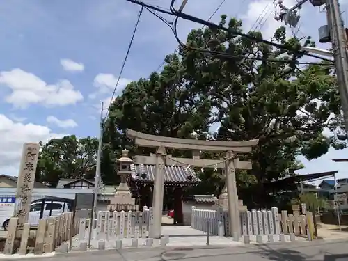 阿麻美許曽神社の鳥居