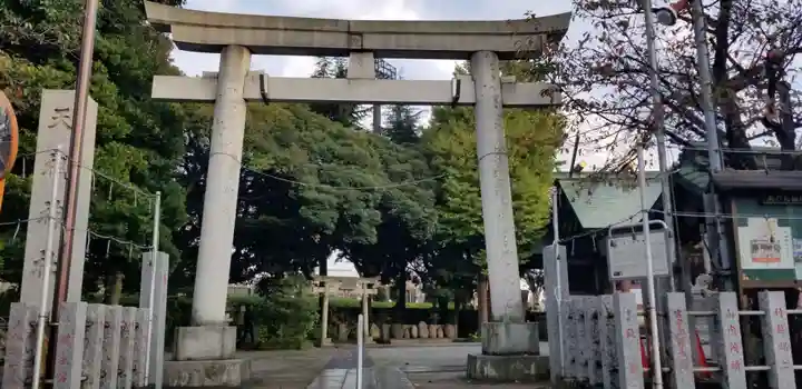 奥戸天祖神社の鳥居