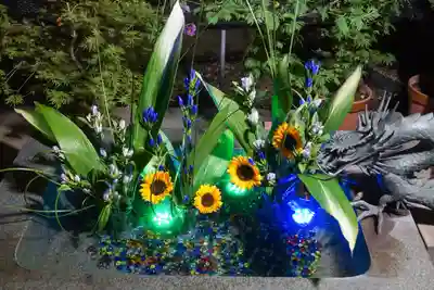 東海市熊野神社の手水舎