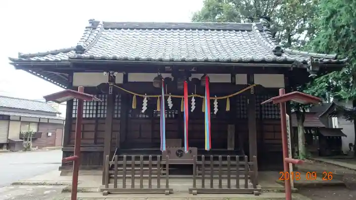 中村八幡神社の本殿・本堂