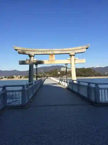 八百富神社の鳥居