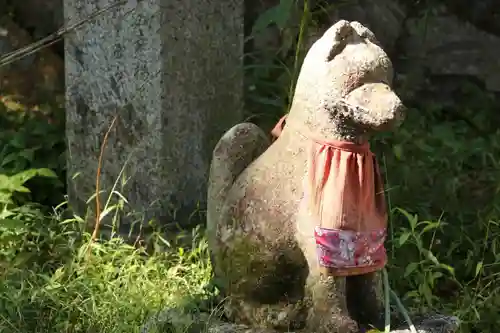 篠葉沢稲荷神社の狛犬