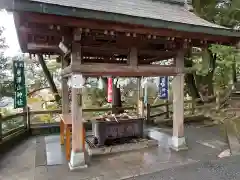 唐澤山神社の手水