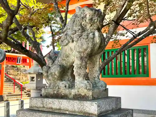 紅葉八幡宮の狛犬