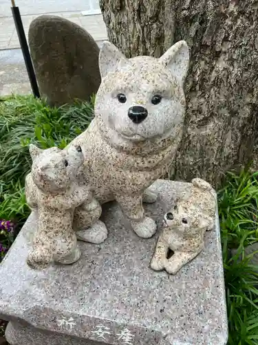 川越八幡宮の狛犬