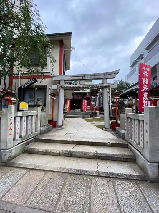 吉原神社の鳥居