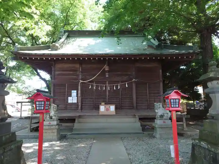 諏訪神社の本殿・本堂
