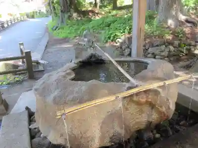 河口浅間神社の手水舎
