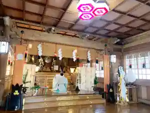 釧路一之宮 厳島神社の本殿・本堂(2021年02月19日(金) 21時59分12秒投稿)