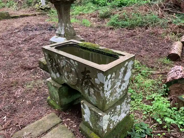 諏訪神社の手水舎