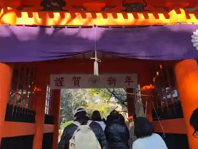 葛飾八幡宮の山門・神門
