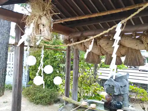 藤田神社[旧児島湾神社]の手水