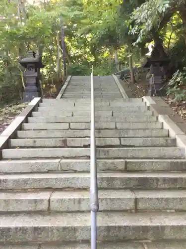 室蘭八幡宮の庭園