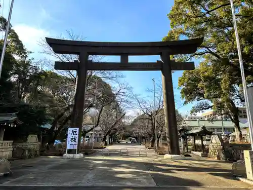 愛知縣護國神社の鳥居