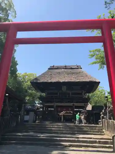 青井阿蘇神社の鳥居