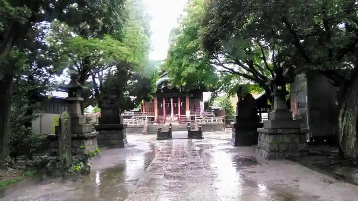 大森貴舩神社の庭園