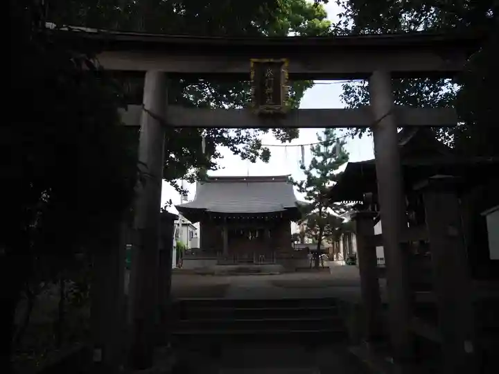 大松氷川神社の鳥居
