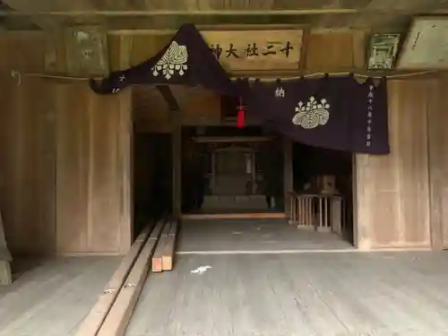 十二所神社の本殿・本堂