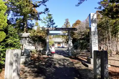 平川神明宮の鳥居