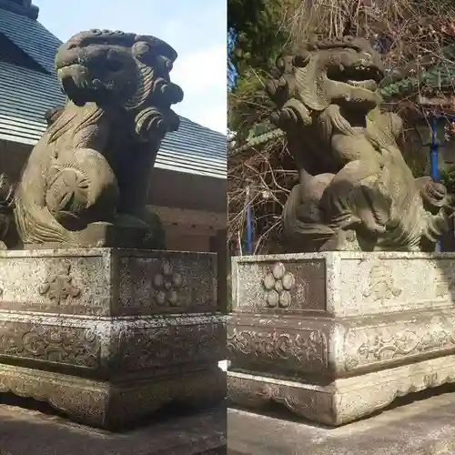 五條天神社の狛犬