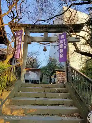 牛天神北野神社の鳥居