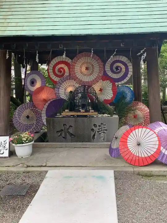 若宮神明社の手水舎