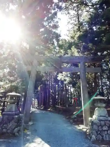 砥鹿神社（奥宮）の鳥居