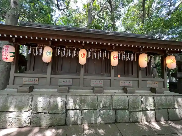 検見川神社の末社・摂社