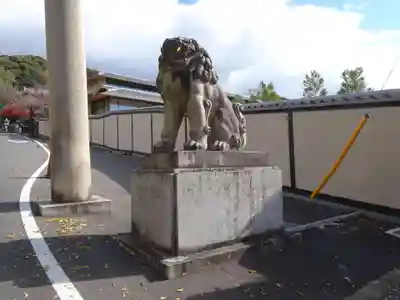 京都霊山護國神社の狛犬