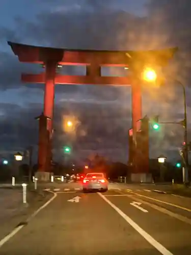 彌彦神社の鳥居