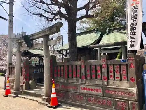 於咲稲荷神社・波除（浪除）稲荷神社の鳥居