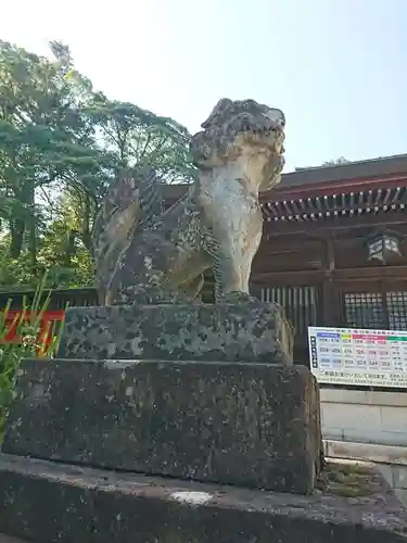 菅生石部神社の狛犬