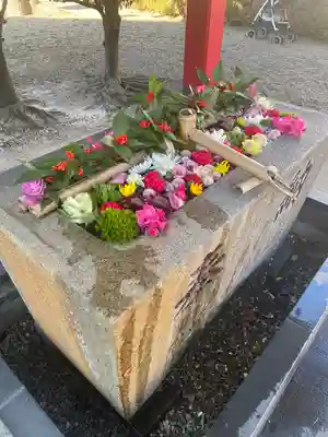 元郷氷川神社の手水舎