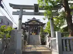 神楽坂若宮八幡神社の鳥居