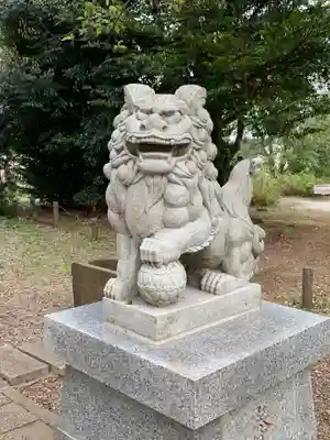 六通神社の狛犬