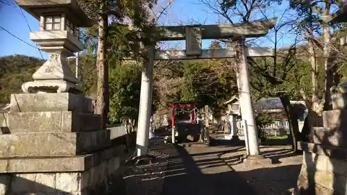 白山神社の鳥居