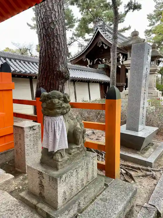船玉神社(住吉大社摂社)の狛犬