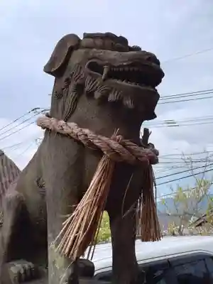駛馬天満宮の狛犬