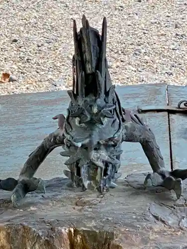 許波多神社（小幡東中鎮座）の手水舎